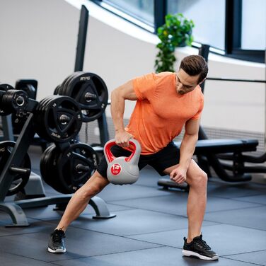 Гиря Gymtek для силових тренувань, ергономічна ручка, для фітнесу та домашнього спортзалу