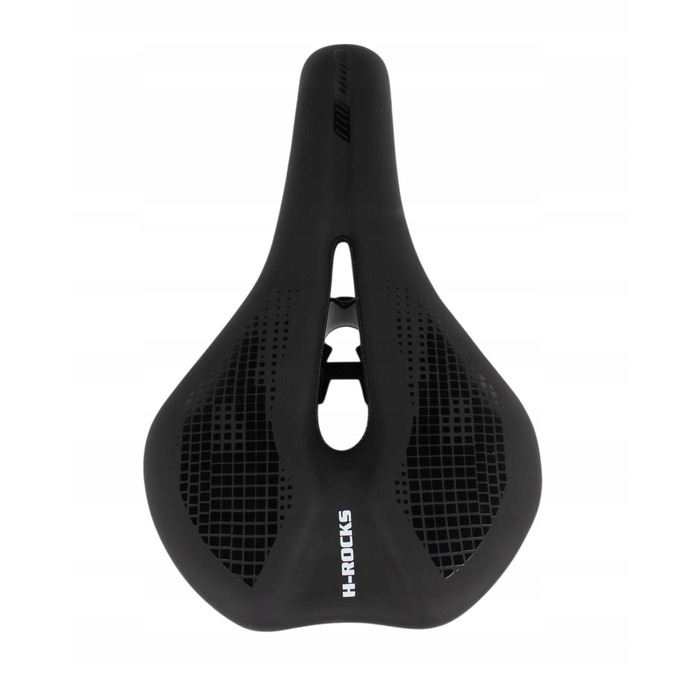 Гелеве велосипедне сідло VOID H-ROCKS — комфортне, чорне, для MTB