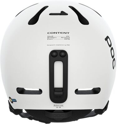 POC Fornix – легкий шолом для лиж і сноуборду, матовий чорний, XS-S (51-54 см), для безпечного та комфортного катання