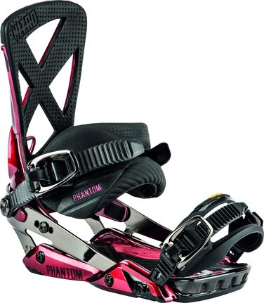 Чоловіча сноубордична кріплення Nitro Phantom 2020 All Mountain Freeride Freestyle, преміум-якість, Candy Apple
