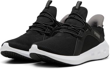 Кросівки для бігу Puma Softride Carson Sliptech унісекс, чорні/білі, розмір 44 EU