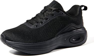 Жіночі кросівки Wondamo: легкі, дихаючі, з амортизацією для бігу, ходьби, активного відпочинку та фітнесу. Розміри 37-42 EU, чорний колір