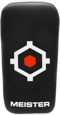 Професійна тайська лапа Meister XP2 для кікбоксингу та ММА, вигнута, шкіра, 14.5х7.5х4.5 дюйма, одна штука