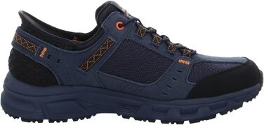 Чоловічі кросівки Skechers Oak Canyon Consistent Winne Hands Free - Navy Leather Textile Orange Trim