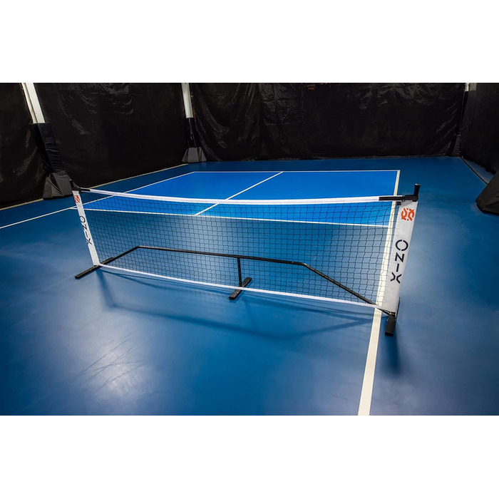 Onix Pickleball 2-в-1 портативна сітка та тренувальний набір, з сумкою на колесах, біла