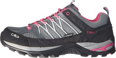 Жіночі трекінгові черевики CMP Rigel Low Wp, сіро-фуксія-айс, 43