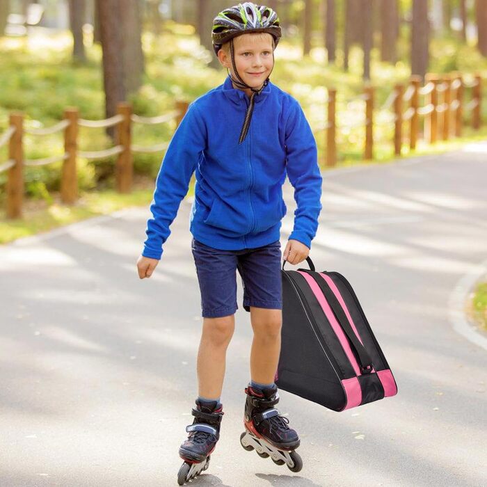 Сумка для роликових ковзанів/лиж, з регульованим ремінцем, дихаюча, для жінок, чоловіків, дітей