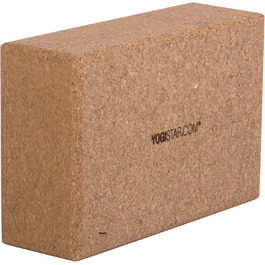 Кирпич для йоги з корку Yogistar Yogiblock, еко матеріал