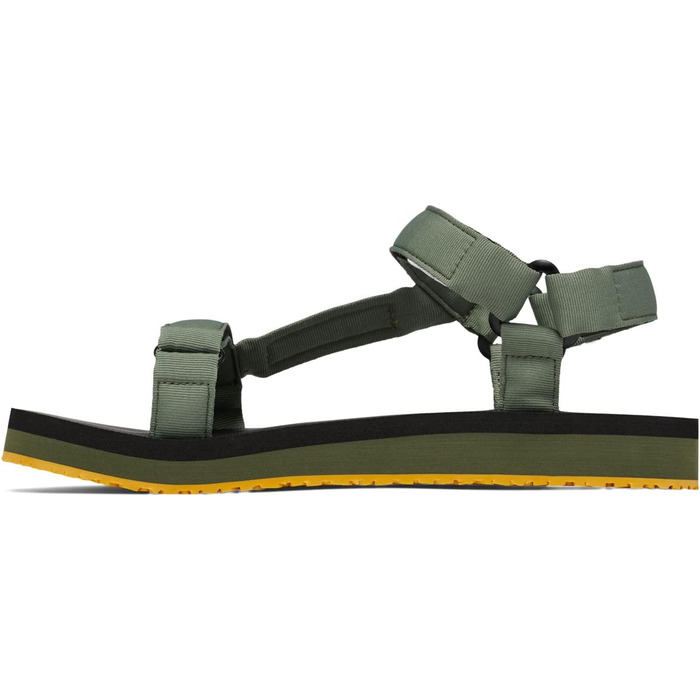 Columbia Breaksider Sandal: Чоловічі сандалі для активного відпочинку, 46 EU, зелений (Mosstone/Golden Yellow)