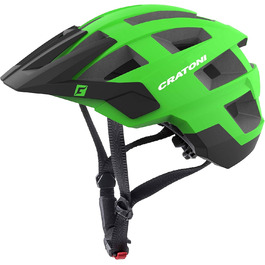 Велосипедний шолом Cratoni AllSet MTB, унісекс, неоново-зелений, універсальний розмір