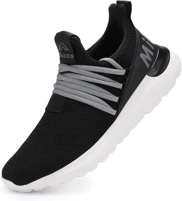 Чоловічі кросівки Milazzo для спорту та бігу – зручні, дихаючі, з неслизькою підошвою для повсякденного носіння та тренувань (1229grau, 40 EU)