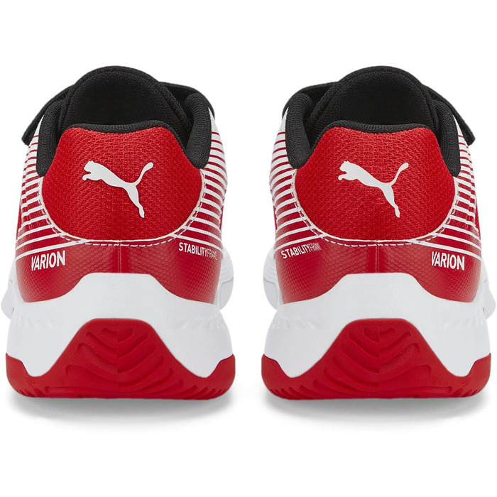 Дитячі спортивні залажні кросівки PUMA Varion V Jr (37.5 EU, білий, чорний, червоний)