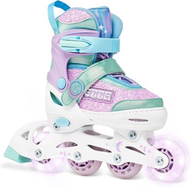 Інлайнери дитячі RAVEN Etta Violet з LED підсвіткою, регульовані (30-33 розмір)