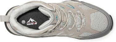 Черевики для трекінгу жіночі NORTIV 8, 40 EU, світло-сірий