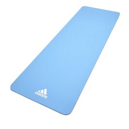 Килимок для йоги та пілатеса Adidas Glow Blue, 176x61 см, товщина 8 мм, протиковзкий, без ПВХ