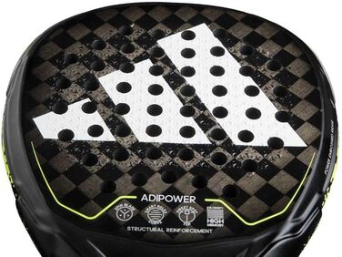 Тенісний м'яч Adidas Adipower Padelschläger (3.2) чорний/жовтий