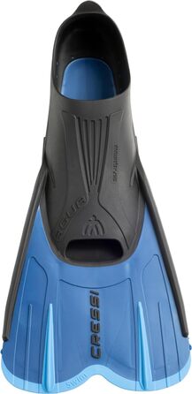 Ласти Cressi Agua Short короткі для снорклінгу та плавання, розмір 45/46, сині