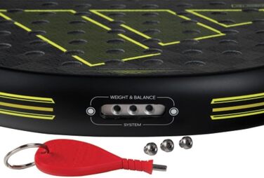 Ракетка для падел Adidas Adipower Multiweight 3.3 (Чорно-Жовта) - Без струн