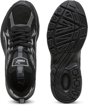 Жіночі кросівки PUMA Milenio Tech Dayinight – стильні та зручні (39 EU, Puma Black Silver Dark Gray)