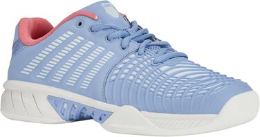 Жіноче кросівки K-Swiss Express Light 3 для тенісу на килимі, 39 EU, Open Air, білий/полуниця-лайм