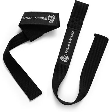 Петлі для тяги Gymreapers з неопреновою підкладкою, 18'' бавовна, для пауерліфтингу, бодібілдингу, кросфіту та силових тренувань