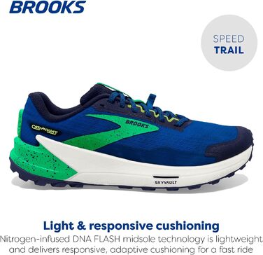 Чоловічі трейлраннінг кросівки Brooks Catamount 2, блакитний колір, розмір 45.5 EU