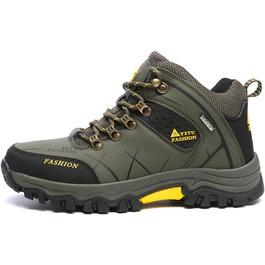 Черевики для хайкінгу чоловічі та жіночі, водонепроникні, туристичні черевики, outdoor взуття, зручні, легкі, для кемпінгу, зелені, 39 EU