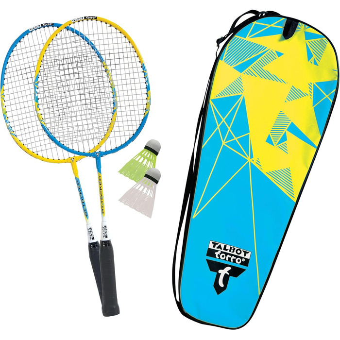 Набір для бадмінтону Talbot Torro® Junior 2-Attacker, блакитно-білий, універсальний розмір