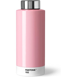 Термобутилка PANTONE, подвійні стінки, нержавіюча сталь, 500 мл, світло-рожева (182), герметична