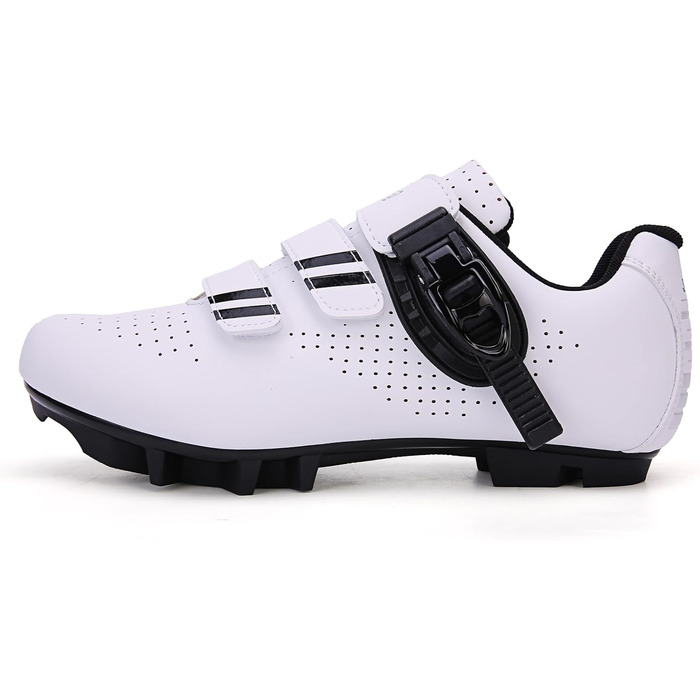 Велосипедні шкарпетки/взуття для жінок та чоловіків MTB, Radsport, Mountainbike, кросівки, дихаючі, Outdoor, велосипедні, Spin MTB (40 EU, білий)