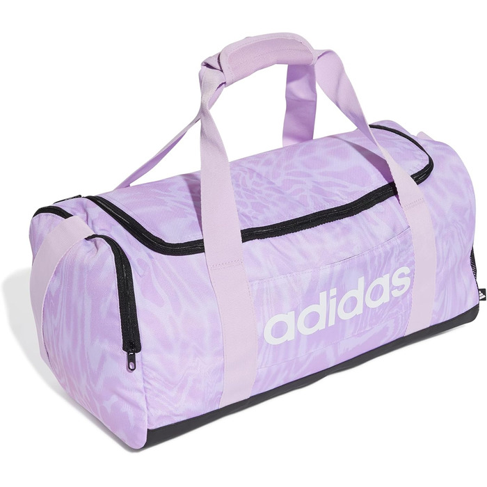 Жіноча спортивна сумка adidas Graphic, лаванда/лілак/біла, розмір S