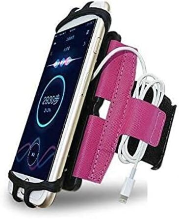Спортивний браслет для смартфона CoverKingz 4.0-7.0 дюймів - Рожевий (з кишенькою для ключів)