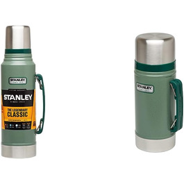Термос Stanley Legendary Classic 1 л та харчовий контейнер 0,7 л, зелений, сталь 18/8