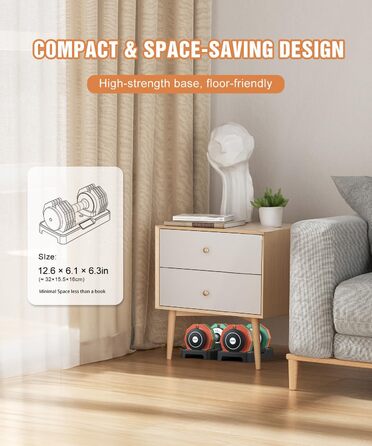 Регульовані гантелі, набір 2 шт., 5.7-25 кг, 5-в-1, набір гантелей з неслизьким грифом та кольоровими дисками для дому, спортзалу, вантажна система 10.2 кг за пару