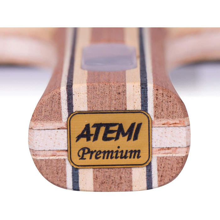 Набір ракетки для настільного тенісу Atemi 5000 | Карбон-Балза-Дерево | Професійна ракетка для максимальної швидкості, обертання та контролю | Клас змагань | 7 шарів | Оновлені ручки, кольори та упаковка