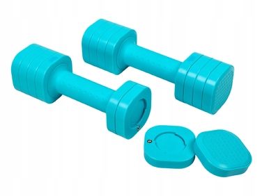 Регульовані гантелі ACRA LADY 2-5 фунтів — набір 2 шт., загальна вага 4,66 кг