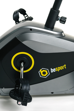 Велотренажер Besport BS-520S RACER магнітний чорно-жовтий