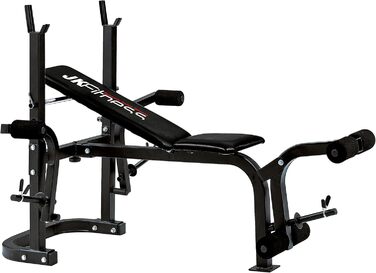 Універсальна регульована лавка JK FITNESS JK6060 з підставкою для штанги