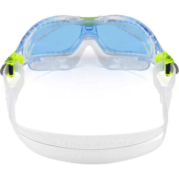 Дитяча плавальна маска Aquasphere Seal Kid 2, прозора з блакитними лінзами, універсальний розмір