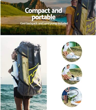Надувна SUP-дошка Bestway HYDRO-FORCE iSUP Aqua Journey 274x76x12 см для веслування стоячи