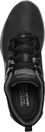 Чоловічі кросівки Skechers Dyna-Air Pelland: чорний колір, сіра окантовка, сітка