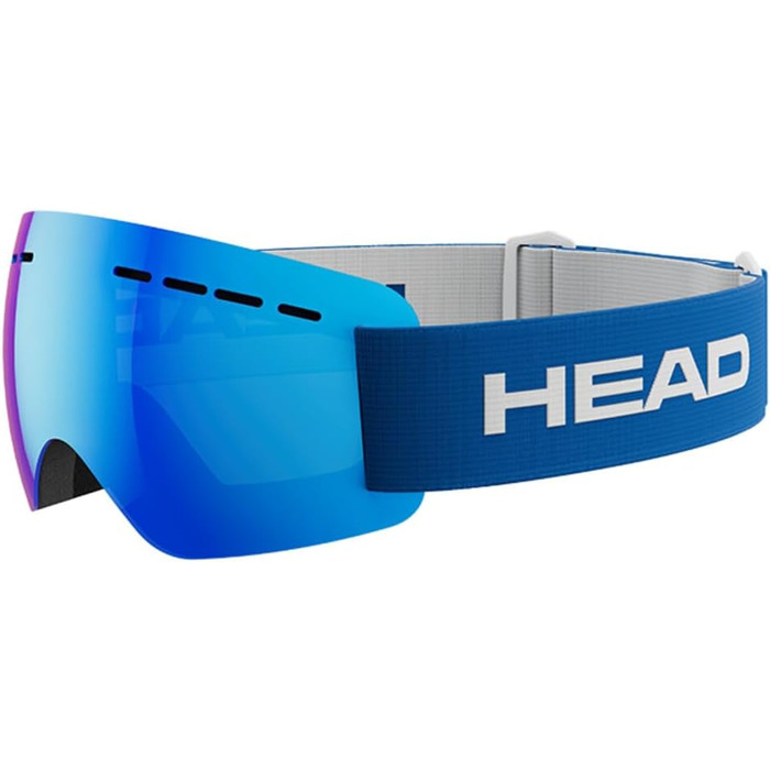 Гірськолижні окуляри HEAD Solar FMR для дорослих, унісекс, сині, дзеркальні лінзи