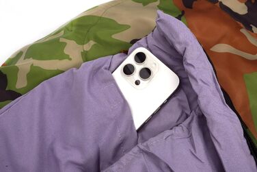 Сплячий мішок Explorer® Ranger -18°C +3°C, 3-4 сезони, зимовий, камуфляж, для дорослих, 230x80x55 см, 1950 г