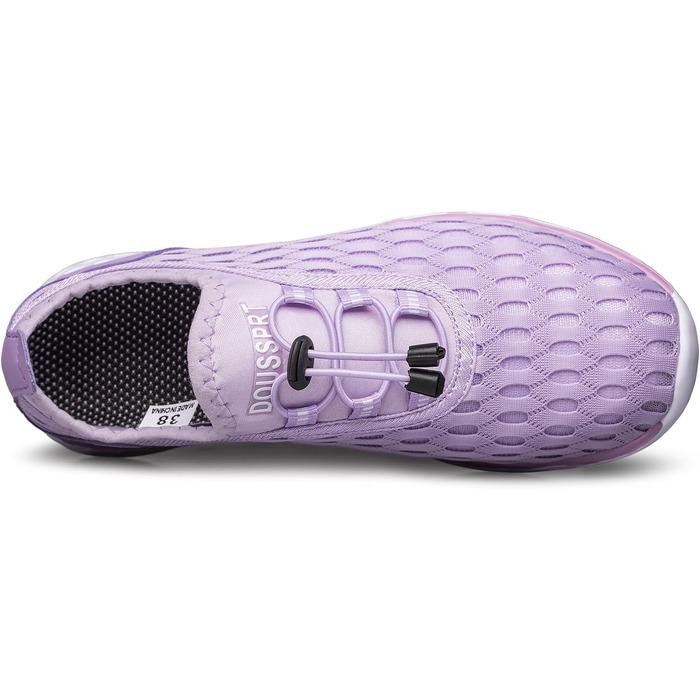 Жіночі водяні черевики DOUSSPRT для плавання та спорту, швидко сохнуть, розмір 40 EU, фіолетовий колір