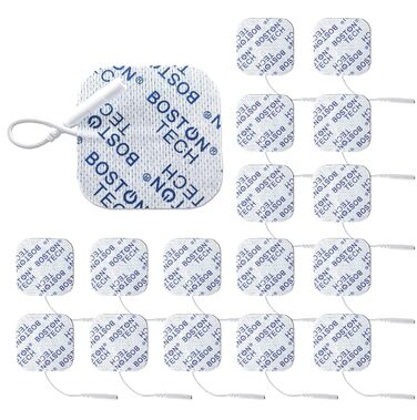 Boston Tech ME89 PRO TENS EMS: Апарат для терапії болю, 7 режимів, стимуляція м'язів, 4 електроди, 9V, захист від падіння