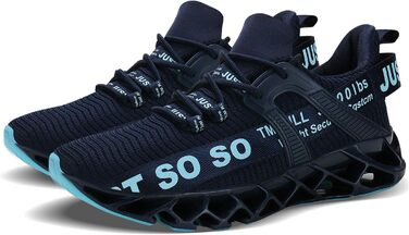 Чоловічі кросівки для бігу Wonesion, спортивне взуття, дихаючі, з антиковзкою підошвою, розмір 44 EU, блакитні