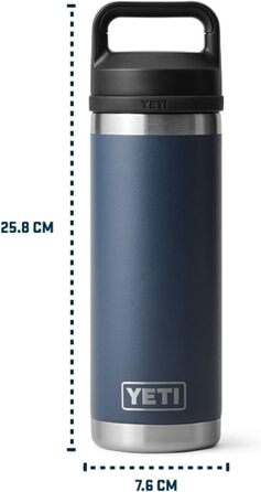 Термос YETI Rambler з кришкою Chug, Navy, 18 oz (532 ml)