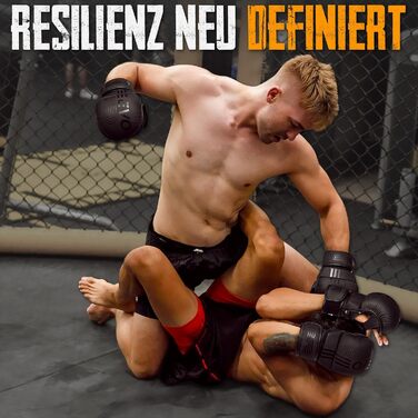 Рукавички для боксу та єдиноборств EVO Fitness M (шкіра) - MMA, Karate, Taekwondo, Muay Thai, Sparring, Kickboxing
