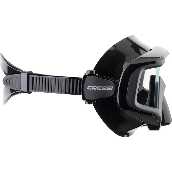 Набір для снорклінгу та дайвінгу Cressi Liberty Triside & Epsilon Dry, універсальний, чорний/графітовий