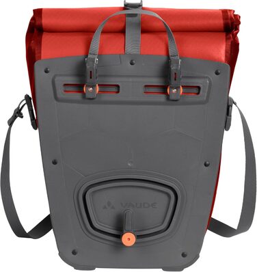 Велосипедна сумка на багажник VAUDE Aqua Back Plus 25 л, водонепроникна, для заднього колеса, легке кріплення, вироблено в Німеччині, Lava